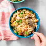 Hähnchen Pot Pie Nudelauflauf