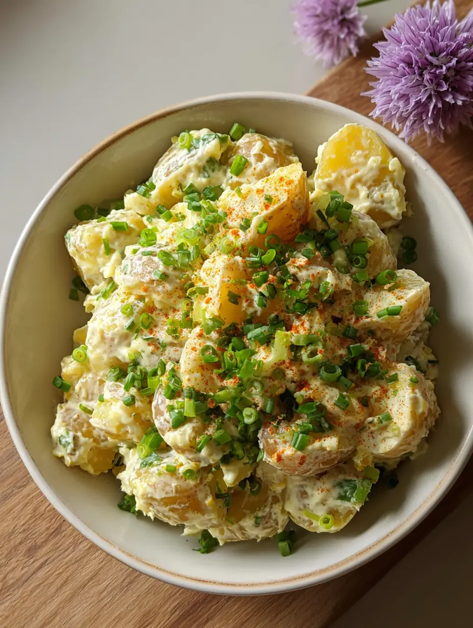 Kartoffelsalat mit Frühlingszwiebeln