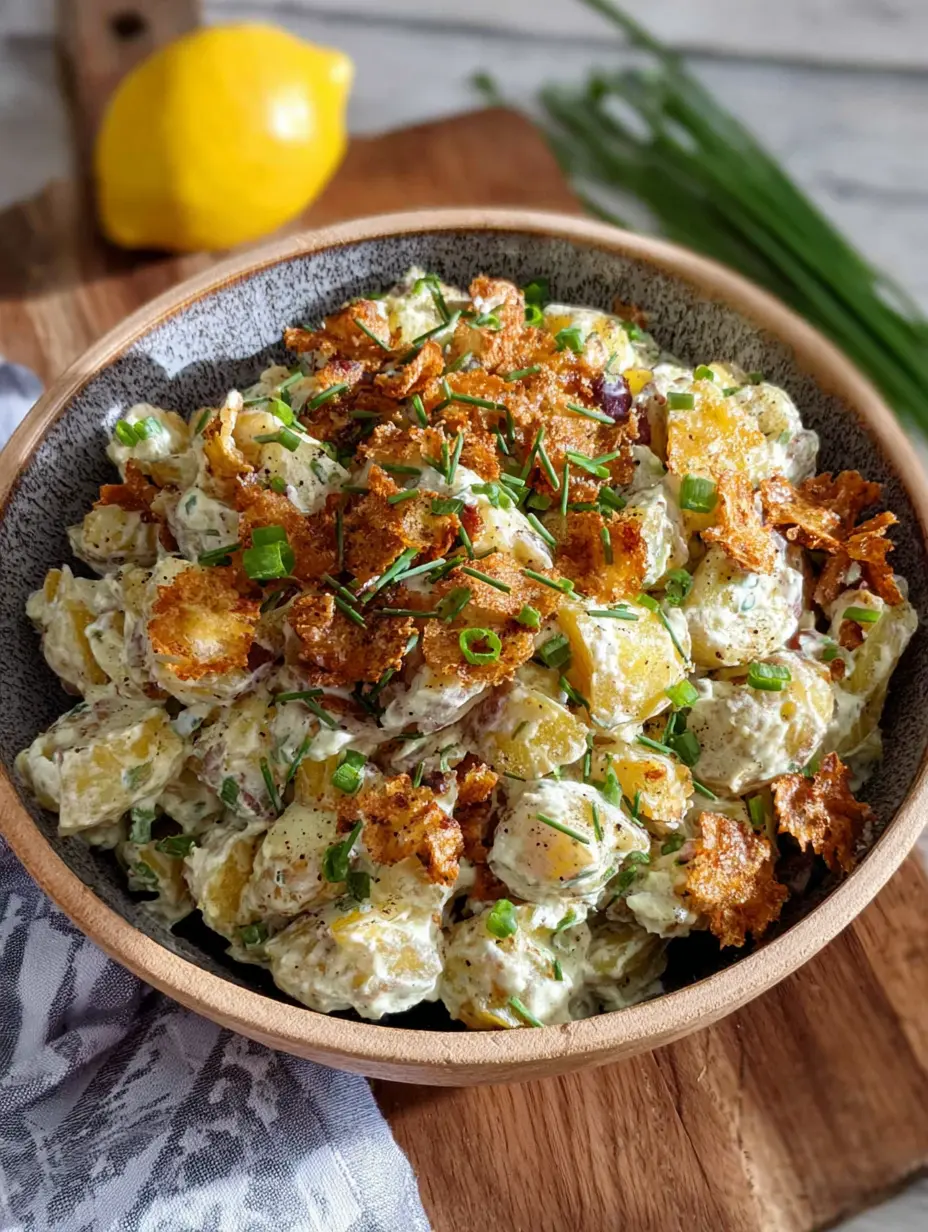 Kartoffelsalat mit knuspriger Schale