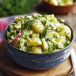 Kartoffelsalat mit Senf und Dill