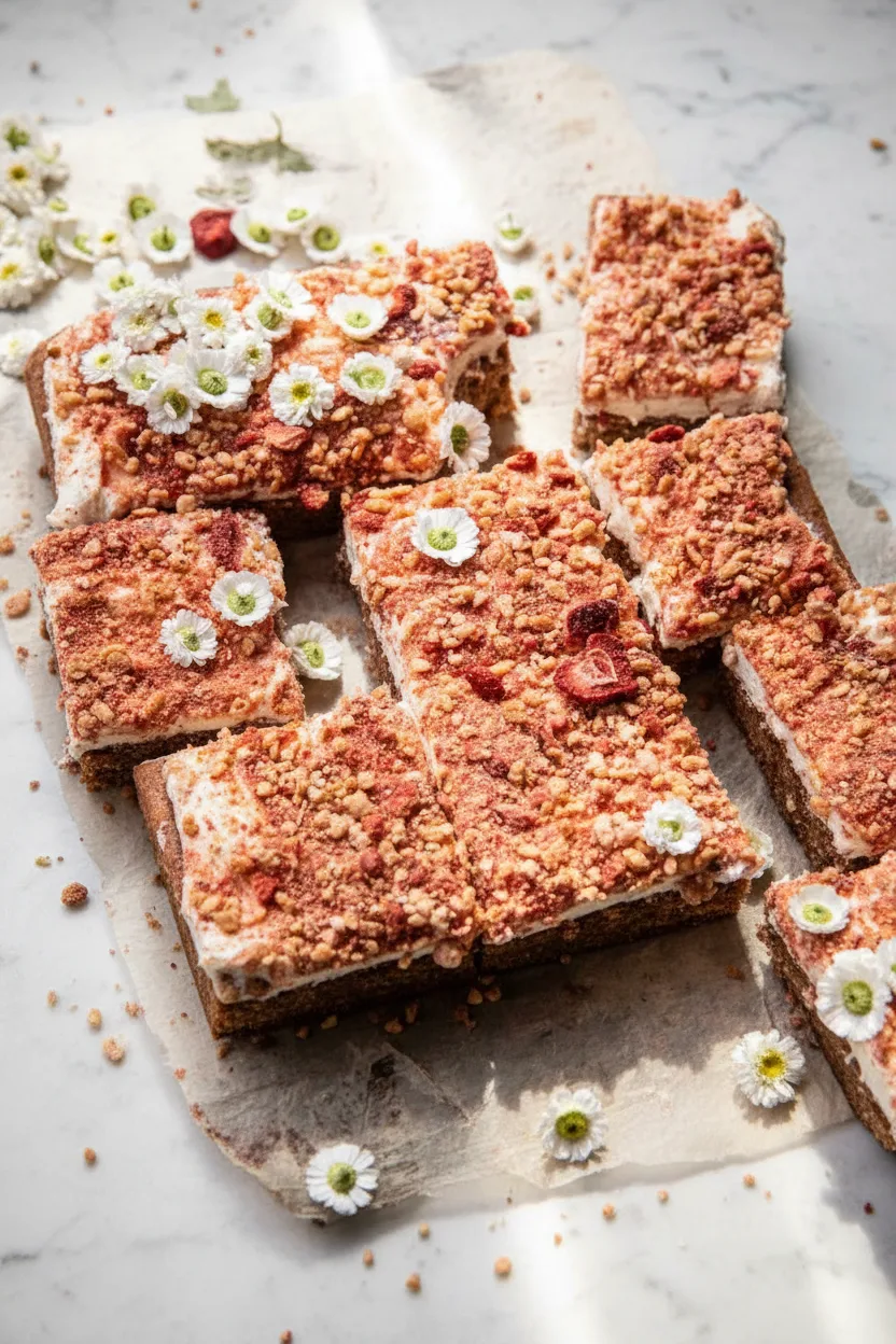 Klassischer Erdbeer-Shortcake vom Blech