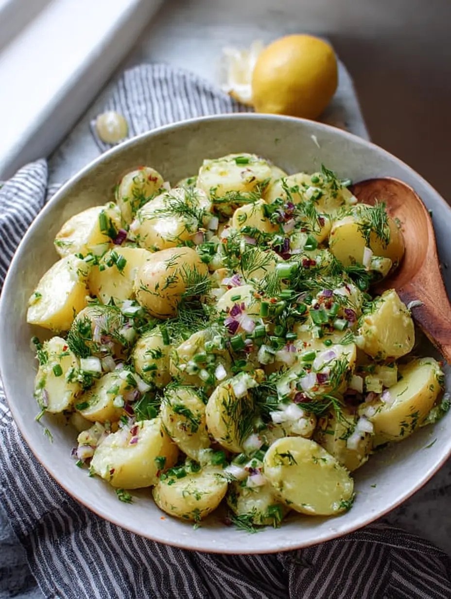 Leichter Kartoffelsalat mit Olivenöl