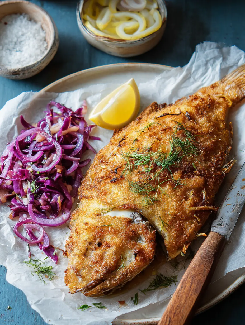 Matzebrot Gebratener Fisch