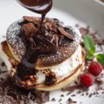 Schokoladen-Soufflé-Pfannkuchen