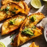 Slow-Cooker-Hähnchen-Tinga-Tacos mit Avocado-Crema