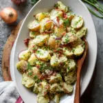 Warmer Kartoffelsalat mit Knoblauch und Kräutern
