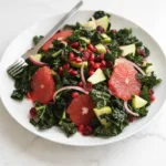 Winterlicher Zitrus-Grünkohl-Salat