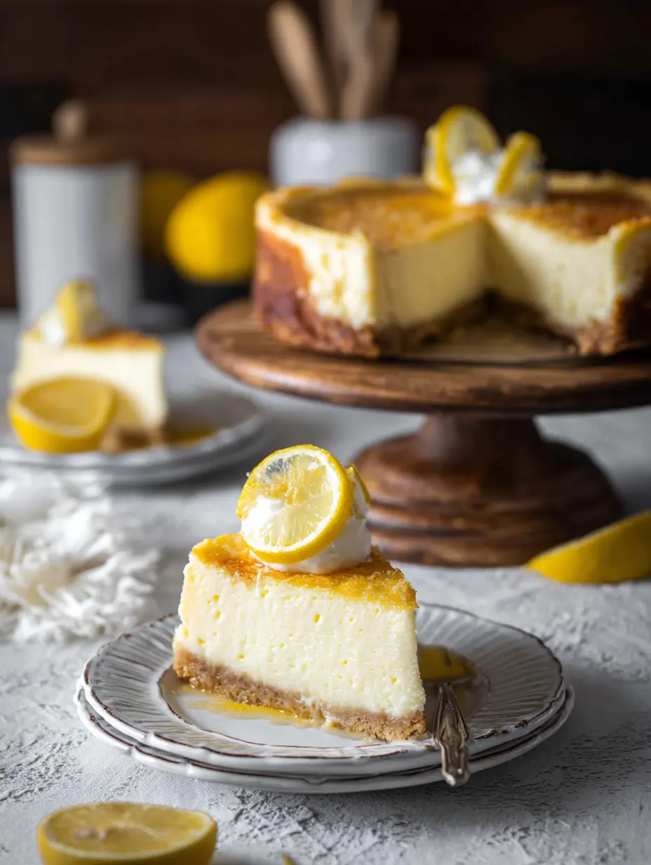 Zitronen-Käsekuchen ohne Backen mit Kondensmilch