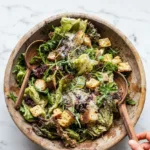 Zitronen-Parmesan-Salat mit Sesam-Crunch