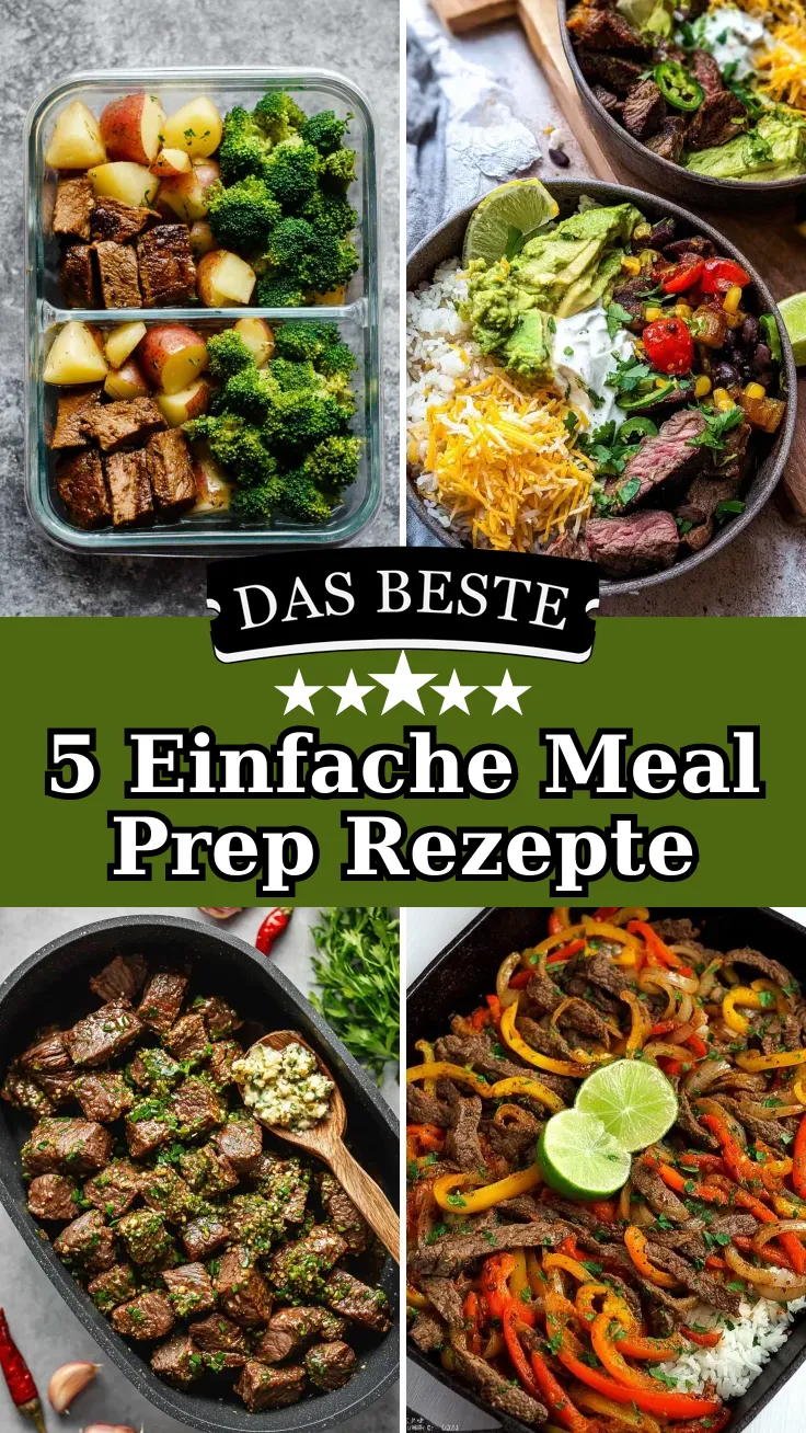 5 einfache Steak Meal Prep Rezepte fur unter der Woche