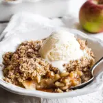 Altmodischer Apfel-Crisp