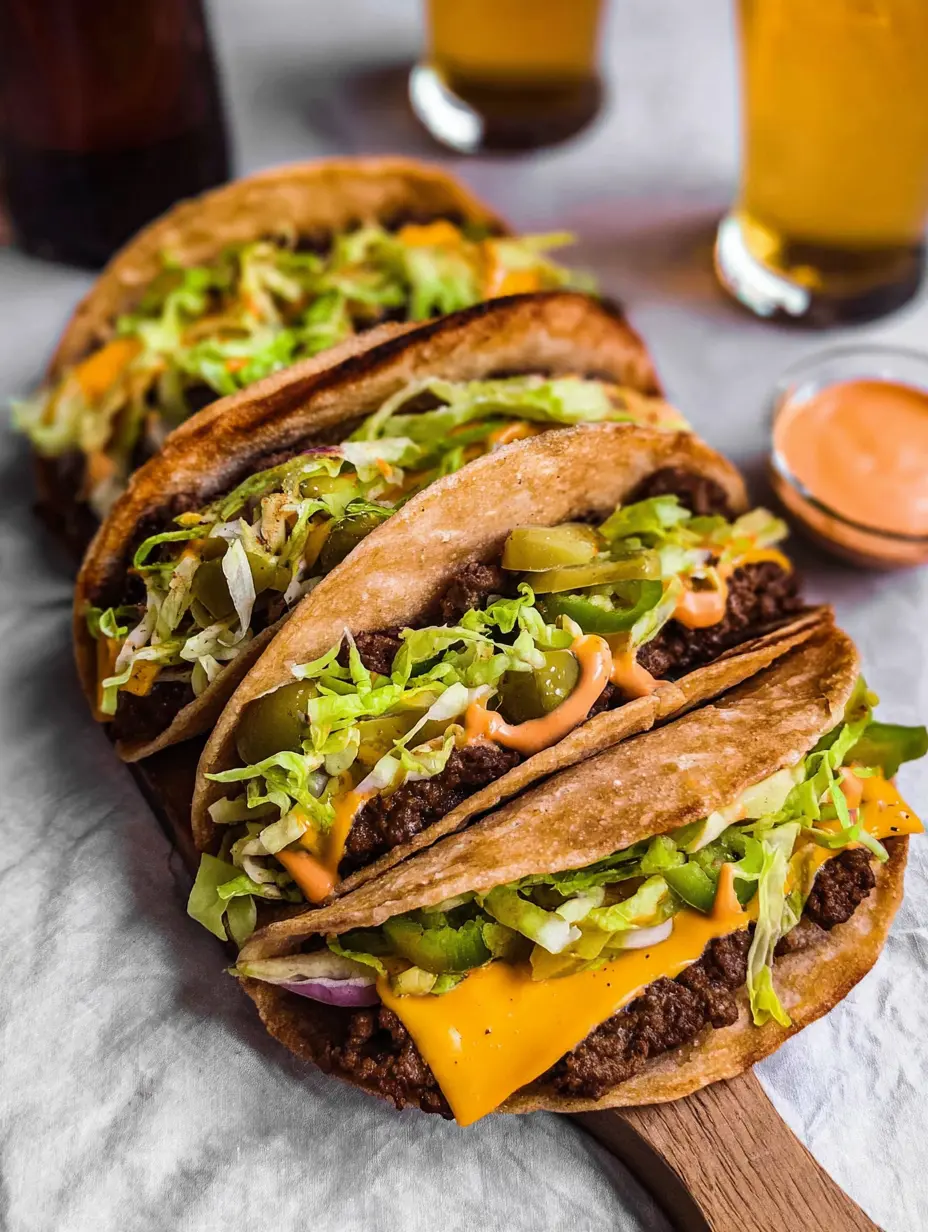 Big Mac Smash Burger Tacos