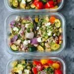 Blechpfannen Abendessen Meal Prep