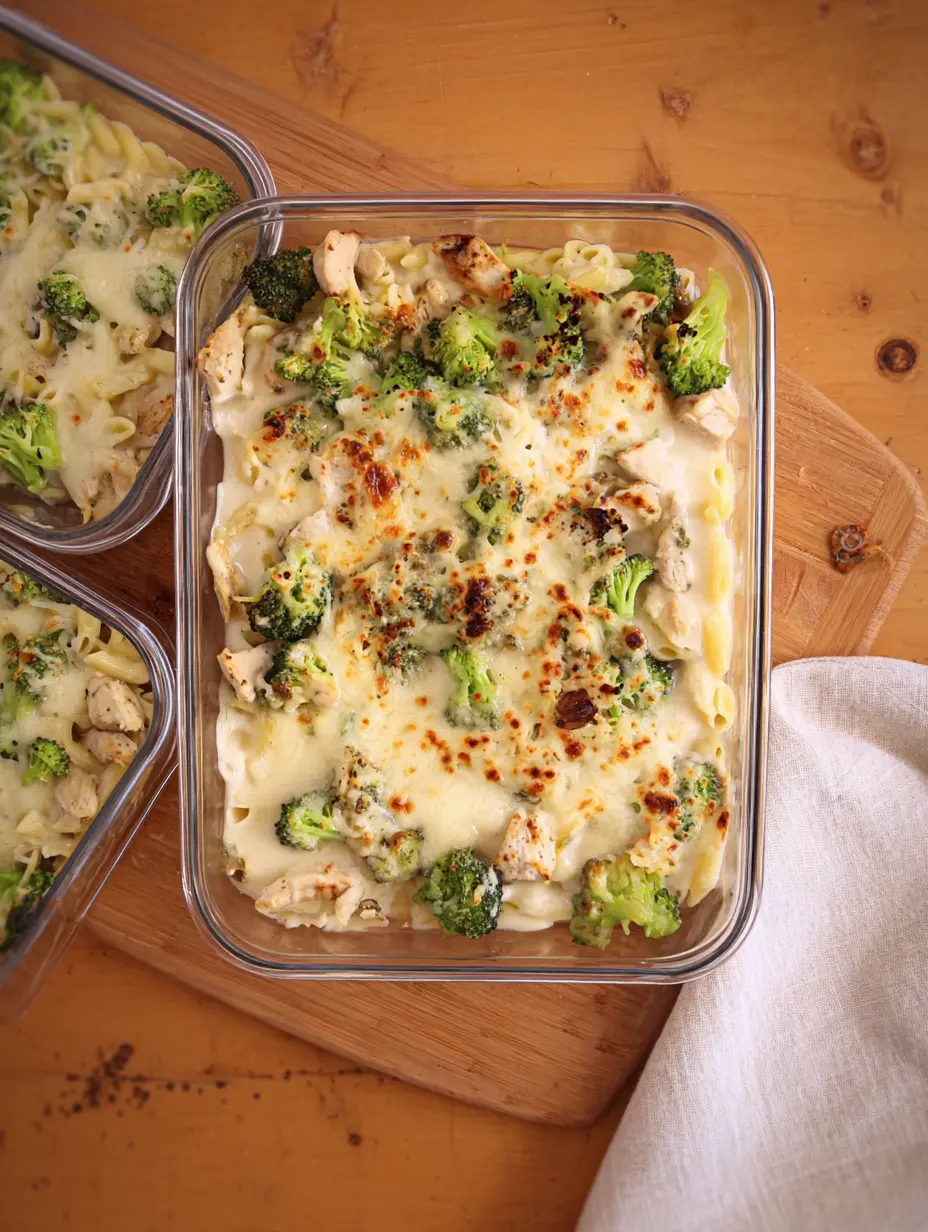 Chicken Alfredo Meal Prep