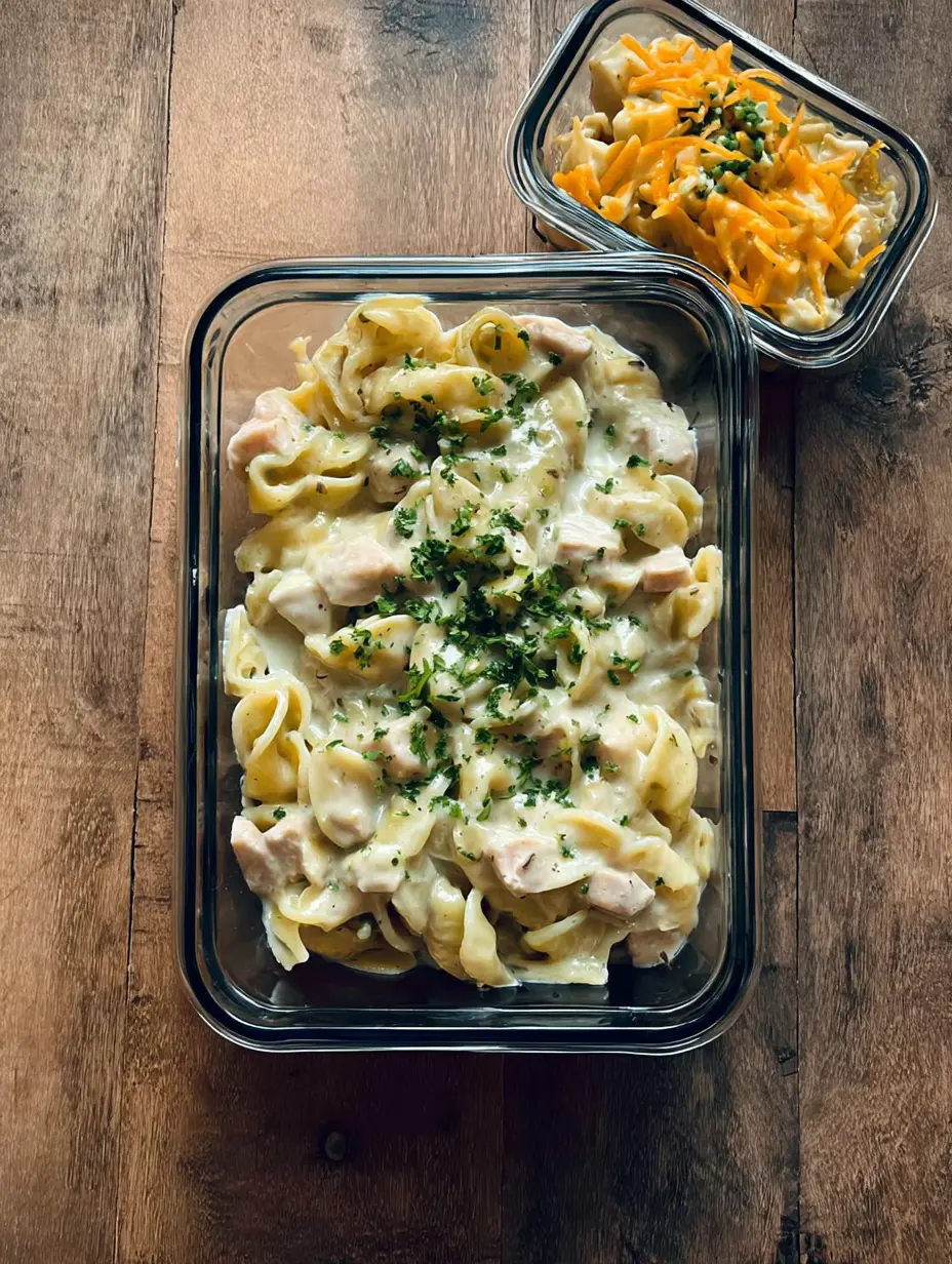 Cremige Pasta Meal Prep