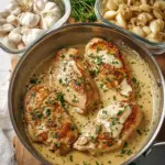 Cremiges Knoblauch Hähnchen Meal Prep