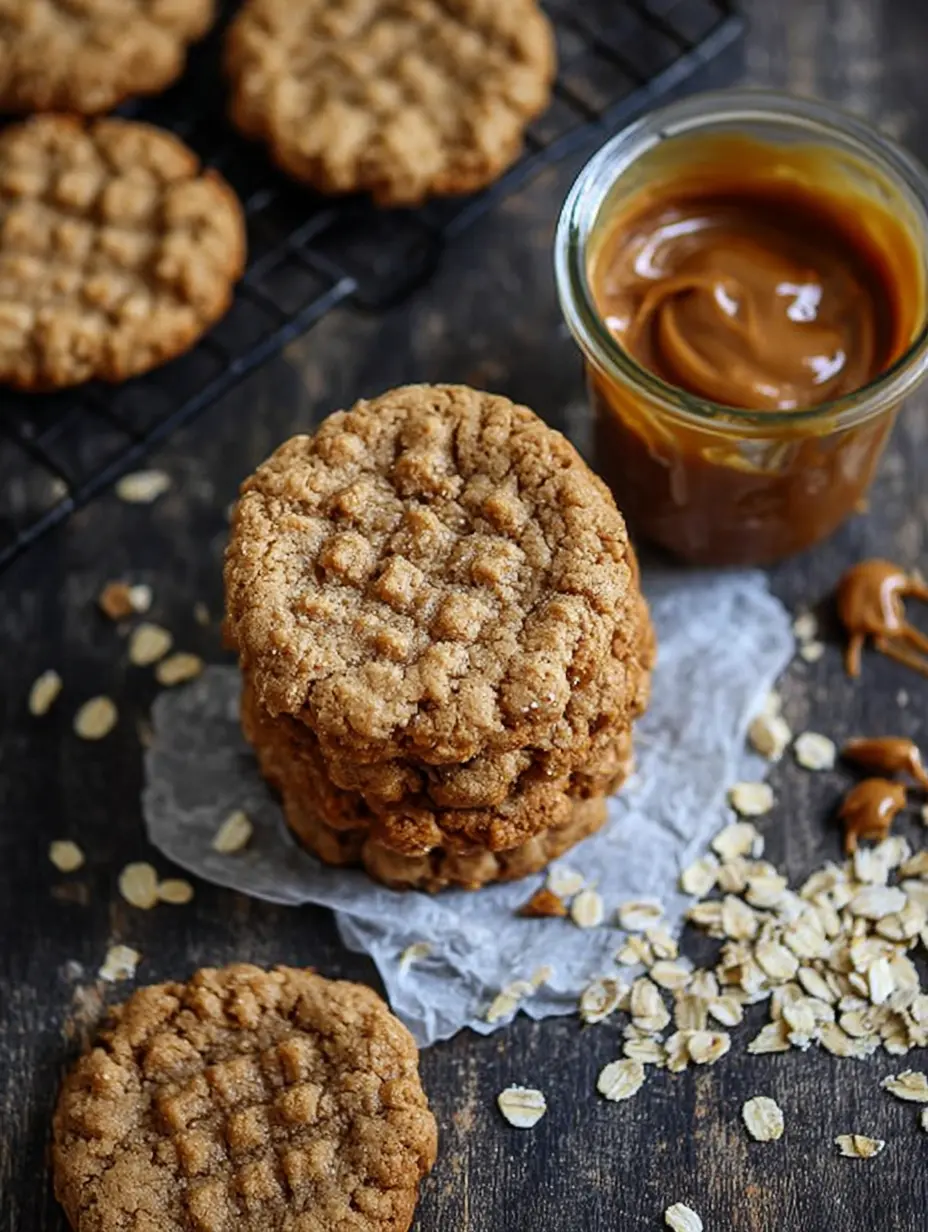 Erdnussbutter-Haferflockenkekse
