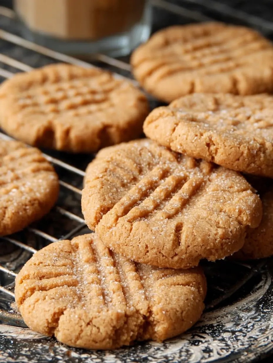 Erdnussbutterkekse mit 3 Zutaten