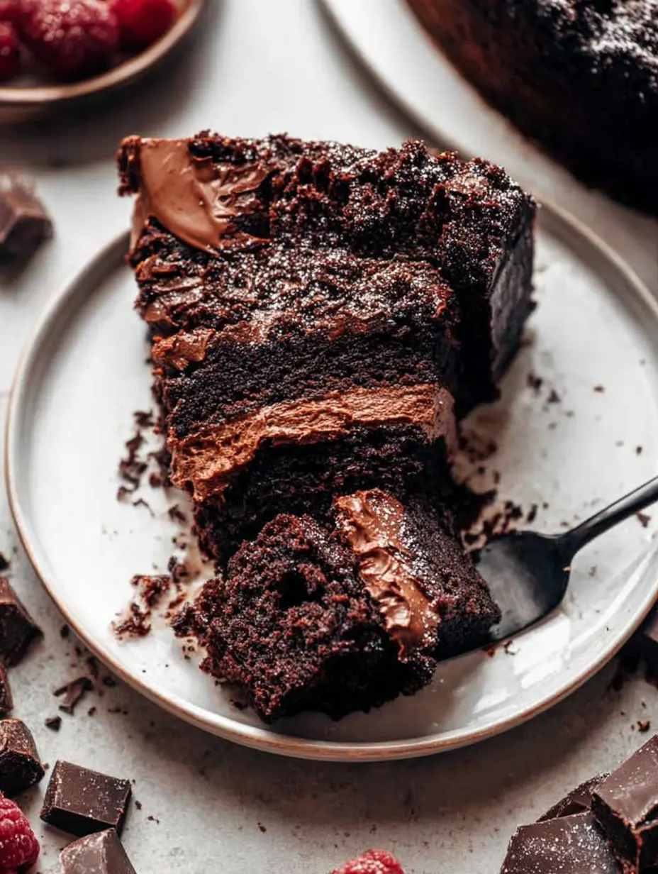 Fudgy Schokoladen-Brownie-Kuchen
