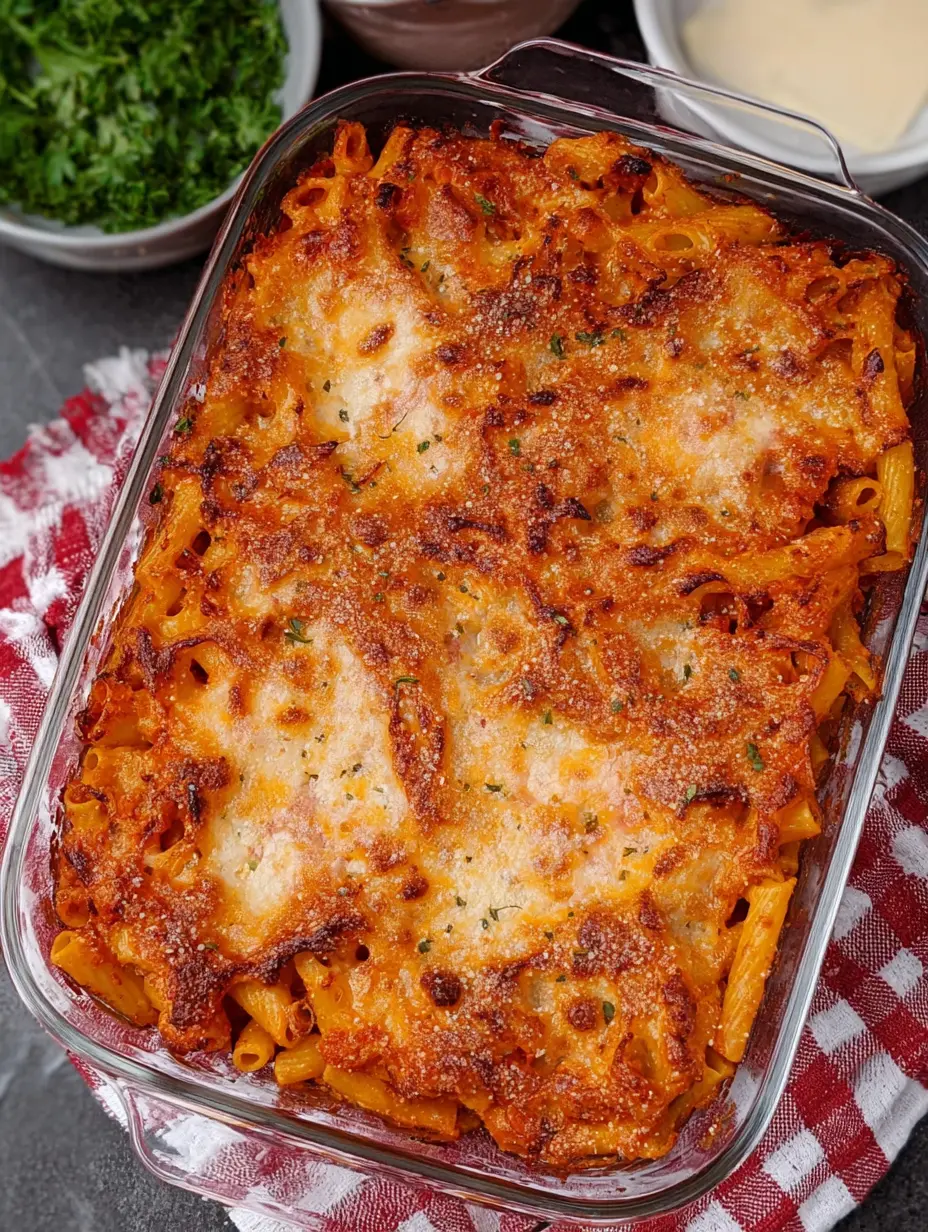 Gebackene Ziti Meal Prep