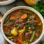 Gemüse-Rindfleisch Suppe