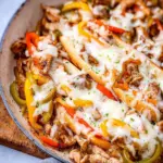 Hähnchen-Philly-Cheesesteak