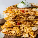 Hähnchen-Quesadilla mit Knoblauchbutter