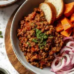Hackfleisch Sloppy Joe Meal Prep