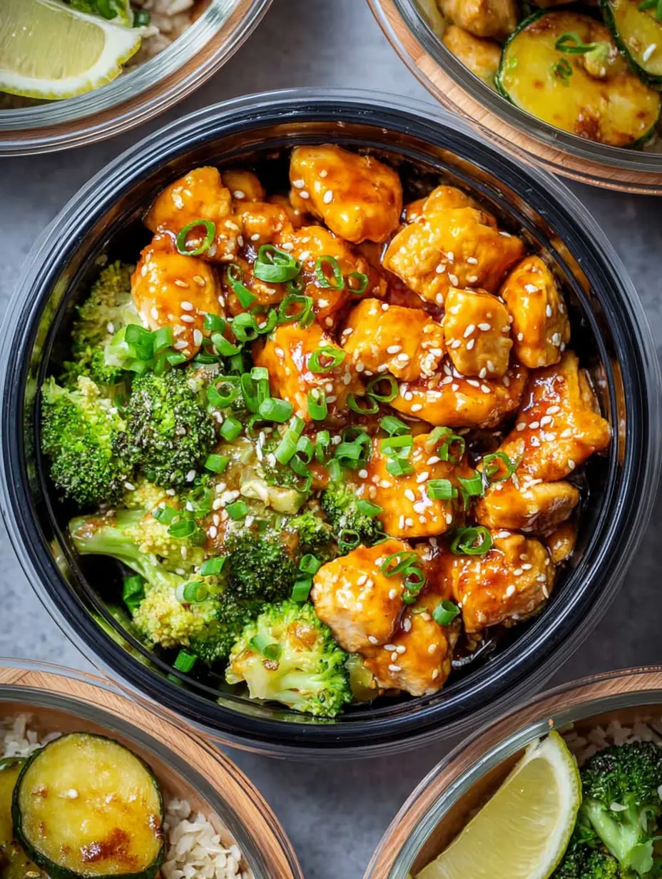 Honig-Knoblauch Chicken Meal Prep