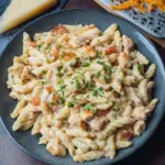 Käse-Hähnchen Pasta Meal Prep