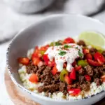Keto Mexikanische Rindfleisch Bowls