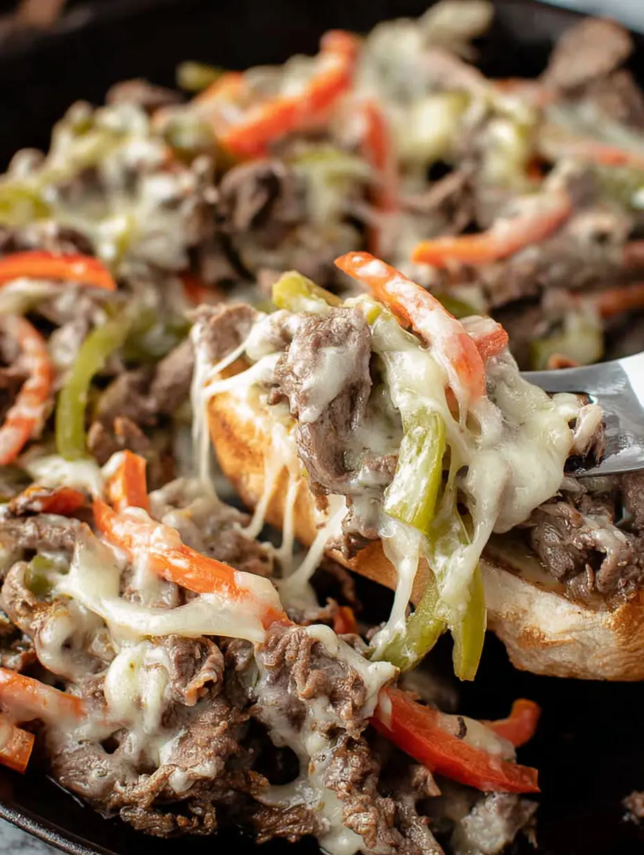 Keto Philly Cheesesteak Pfannenrezept