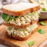 Kichererbsen-Salat-Sandwich