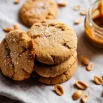 Klassische weiche Erdnussbutterkekse