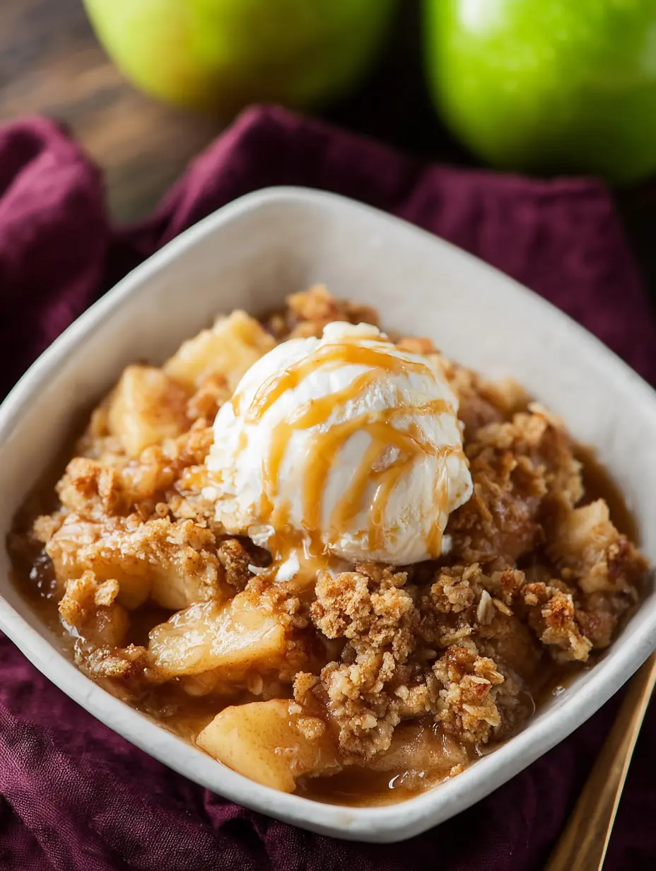 Klassischer Apfel-Crisp