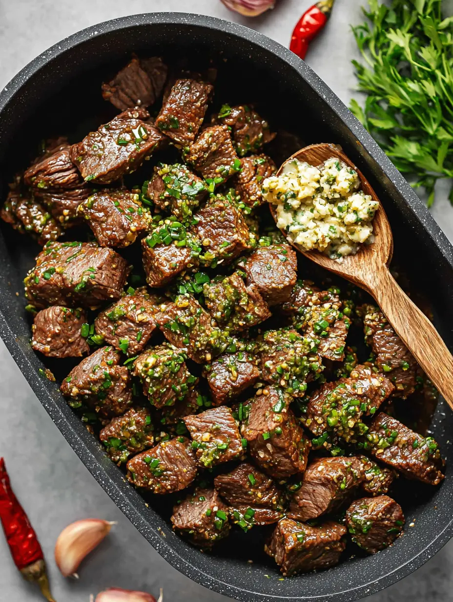 Knoblauchbutter-Steak Meal Prep