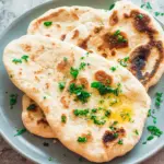 Naan-Brot mit 2 Zutaten (glutenfrei)