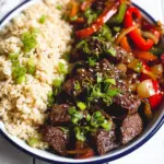 Pfeffersteak Meal Prep