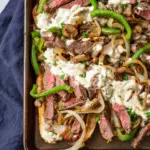 Philly Cheesesteak vom Blech (Paleo, Whole30, Low Carb)