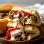 Philly Cheesesteaks aus dem Slow Cooker