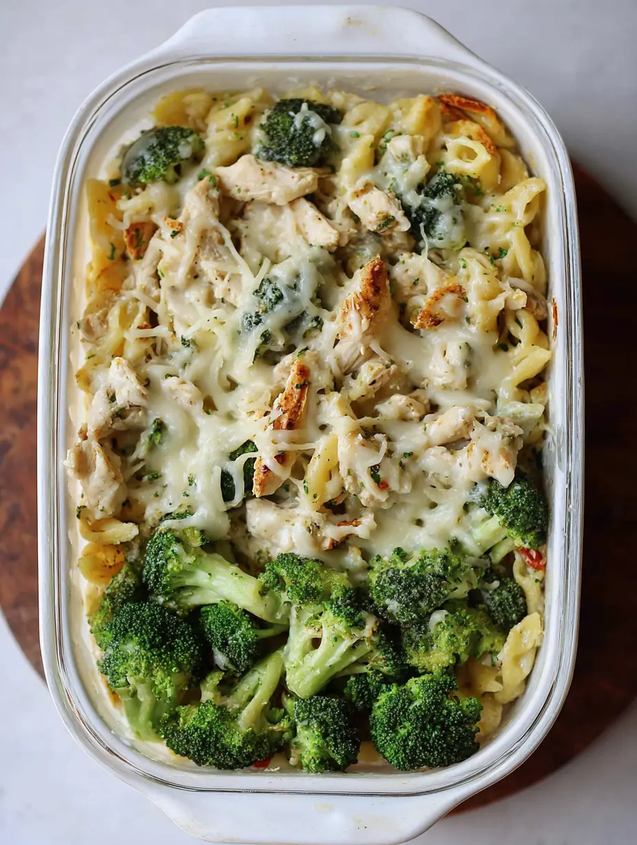 Proteinreiches Chicken Alfredo Meal Prep