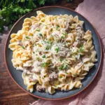 Rinderhack Alfredo Pasta