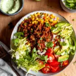 Rinderhackfleisch Taco Bowl