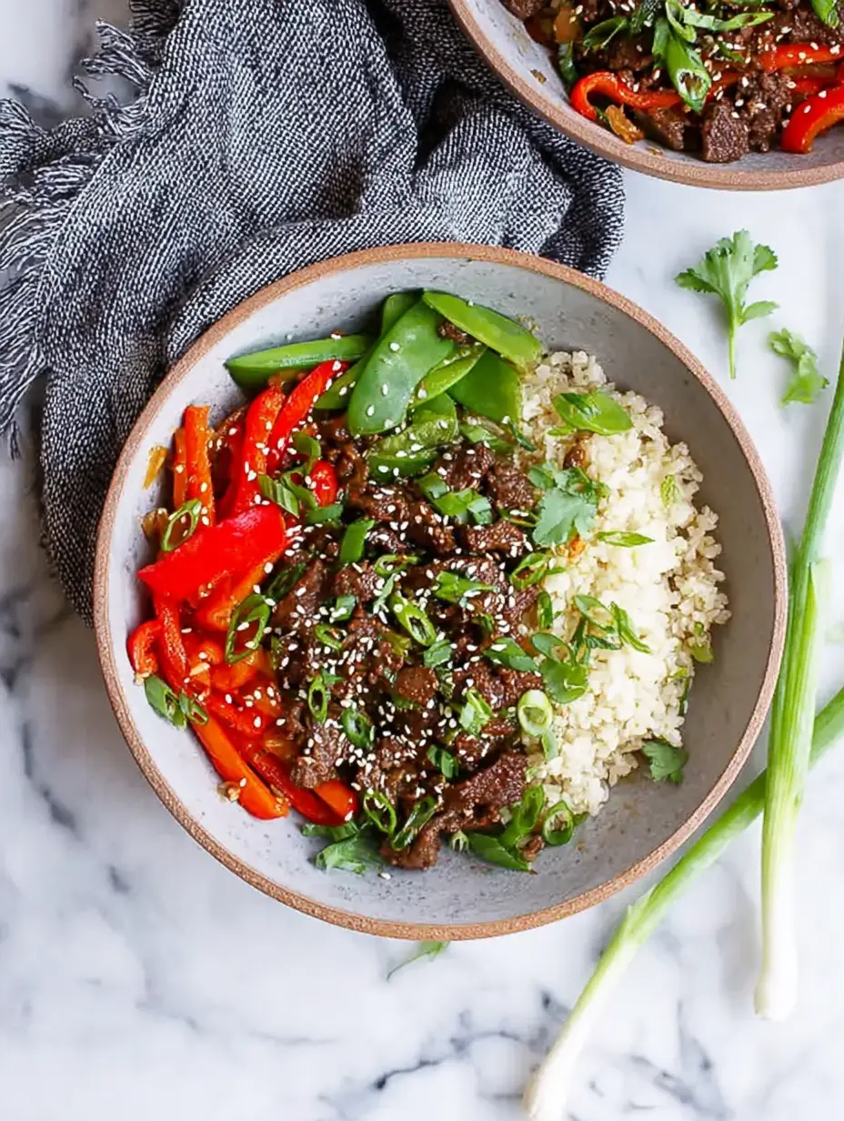 Rindfleisch Teriyaki Bowls