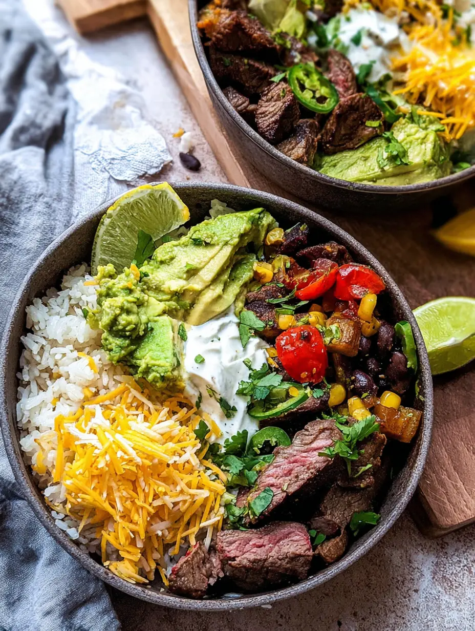 Steak Reis Bowl Meal Prep