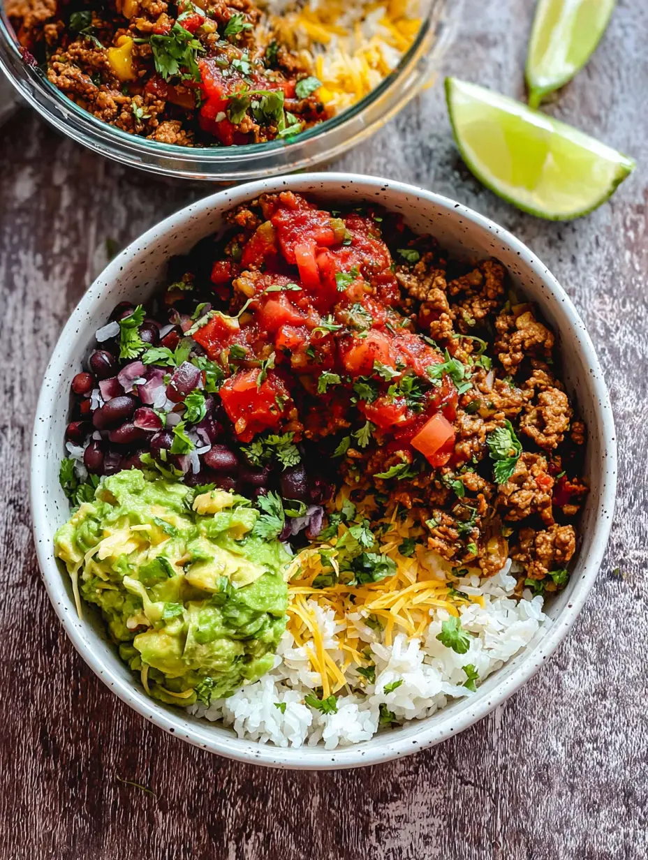 Taco Reis Bowl Meal Prep