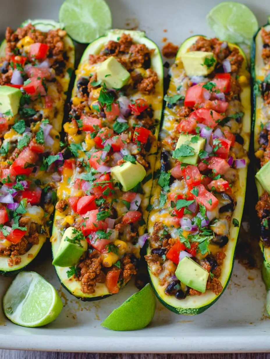 Taco Zucchini Boote