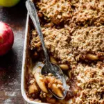 Traditioneller Apfel-Crisp