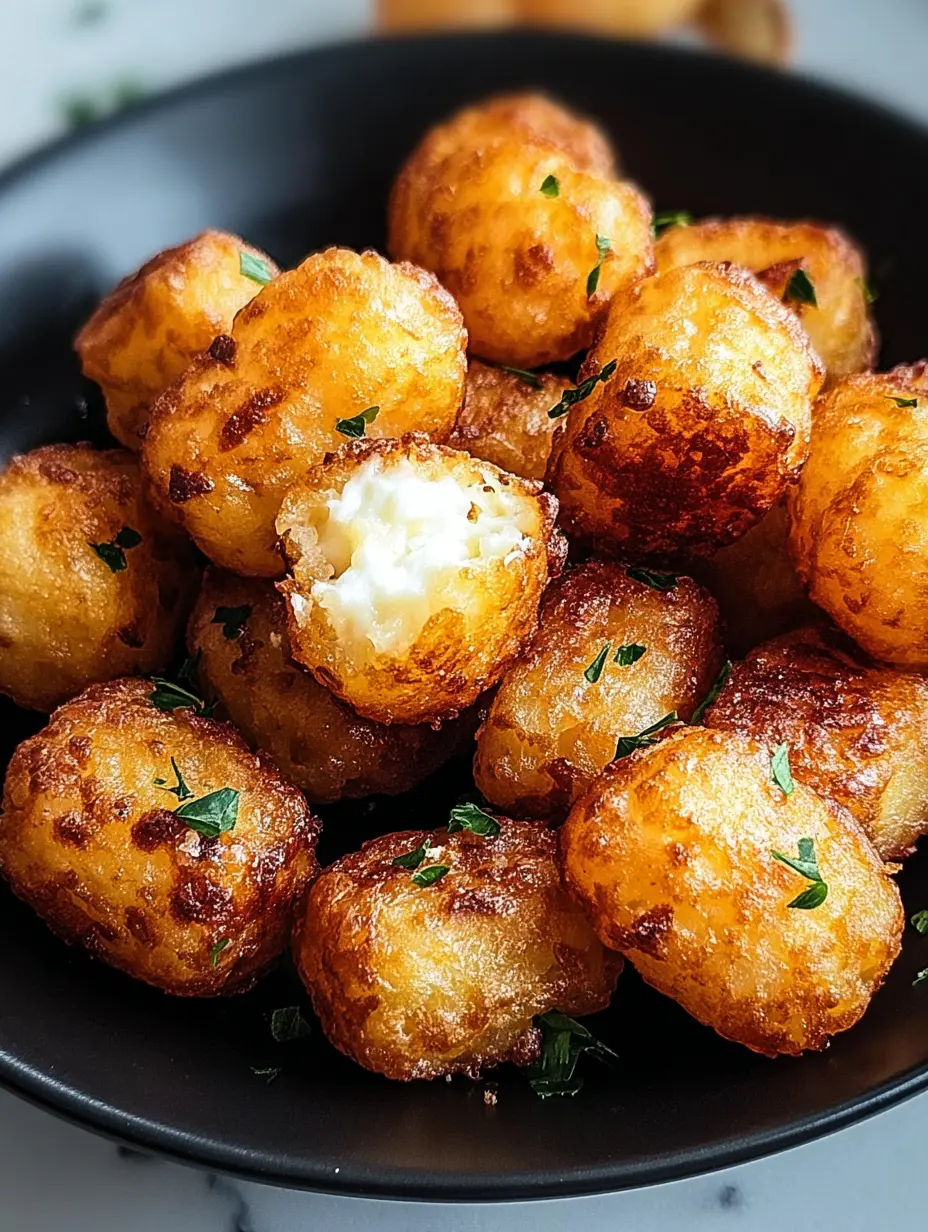 2-Zutaten Hüttenkäse-Tots