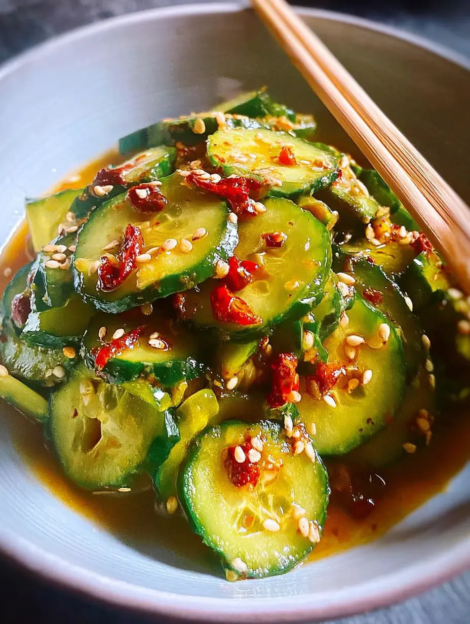 Asiatischer Gurkensalat